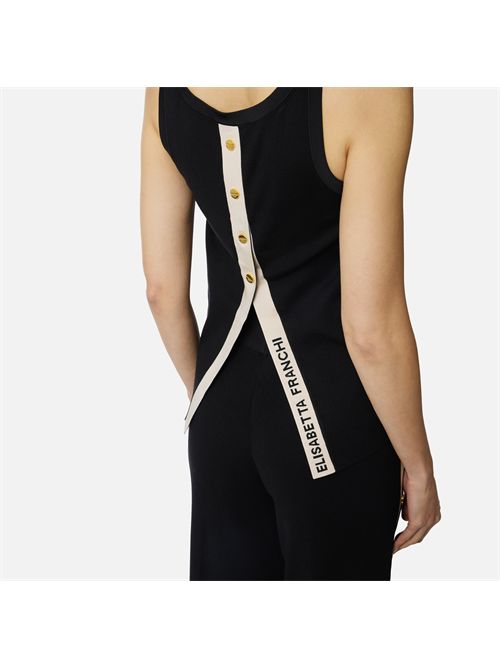 Top woman black ELISABETTA FRANCHI | TK72S61E2/685